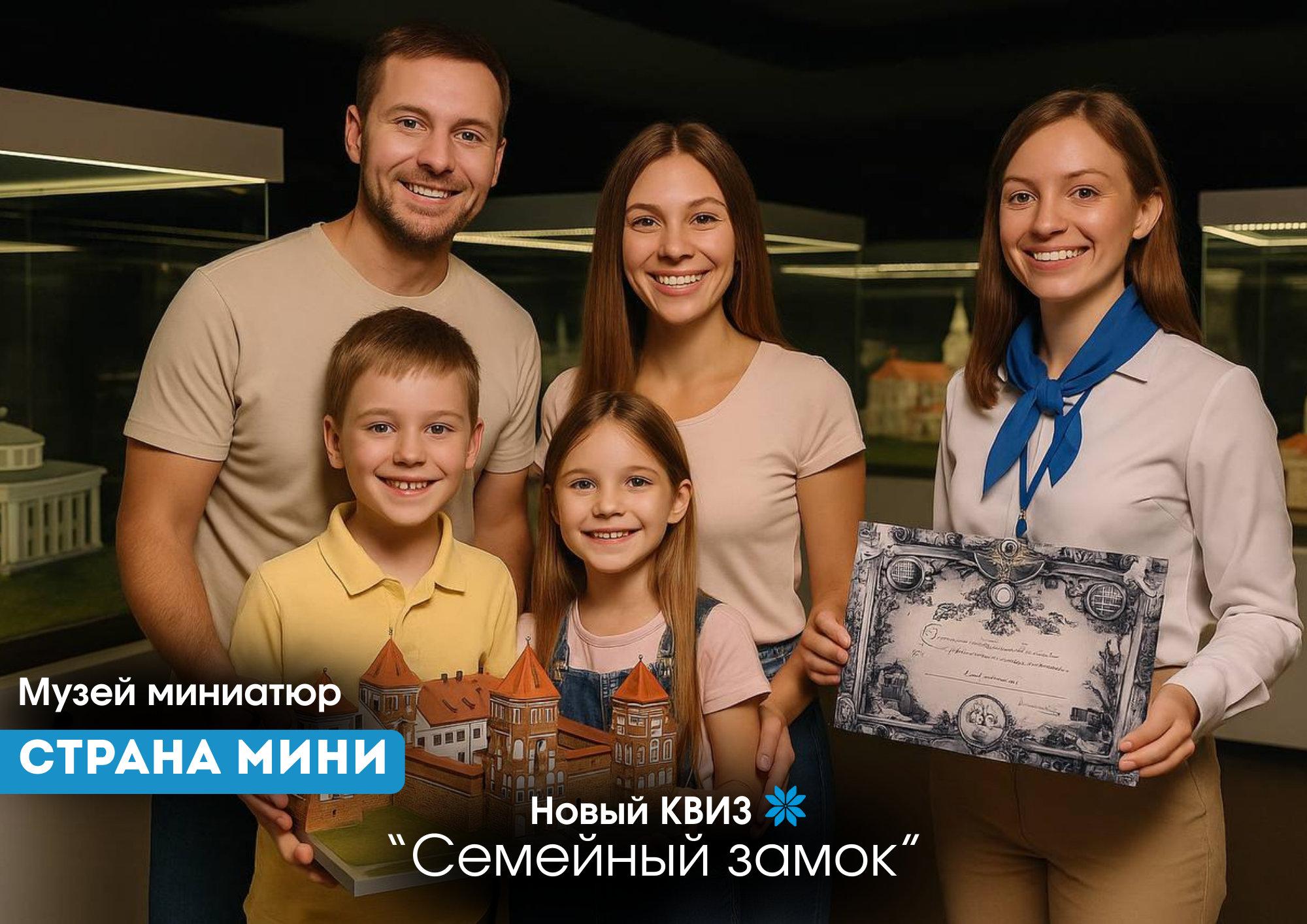 Квиз «Семейный замок» в музее «Страна Мини»